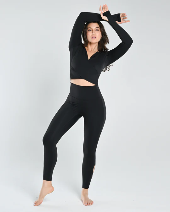 Stylish Cross Strap Workout Legging
